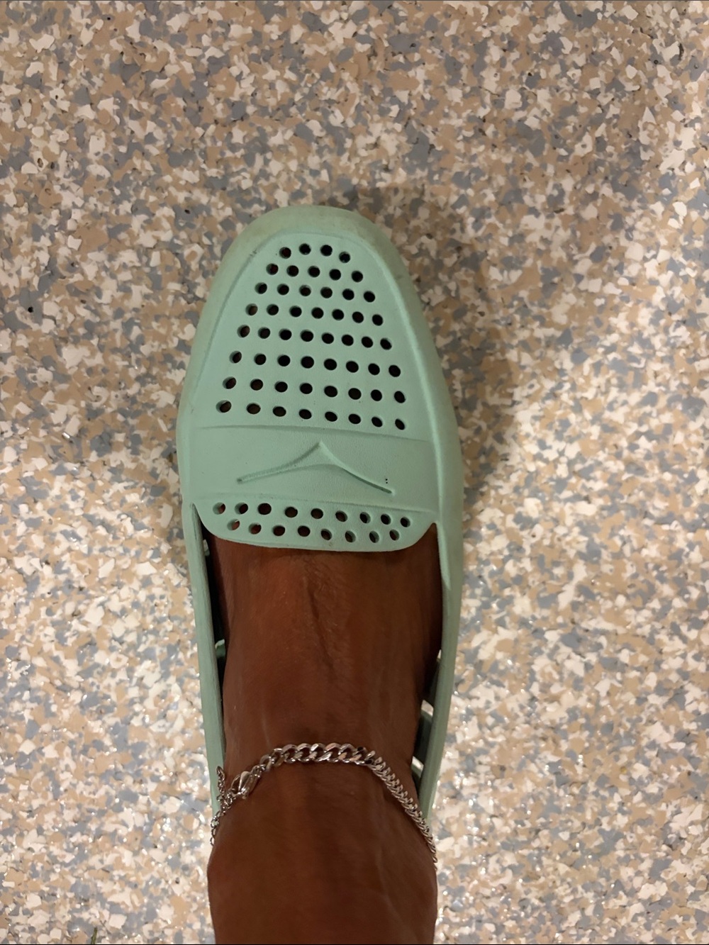 Floafers Women's Lightweight Ventilated Slip-On Flats in Mint